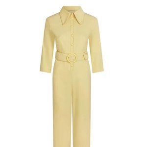 House of Sunny Classic Coveralls in Yellow Size 6 - NEW WITH TAGS